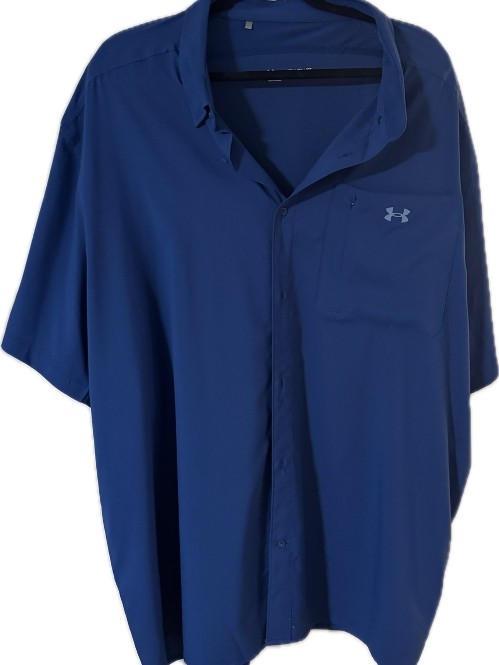 Under Armour Men’s Short-Sleeve Button-Down Shirt - Royal Blue